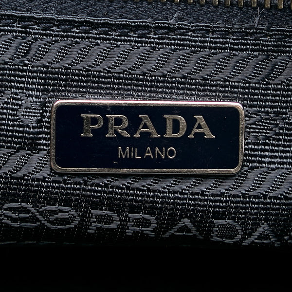 プラダ ネイビー ナイロン ショルダーバッグ レディース PRADA 【中古】