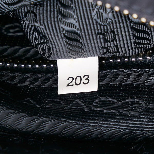 プラダ ネイビー ナイロン ショルダーバッグ レディース PRADA 【中古】