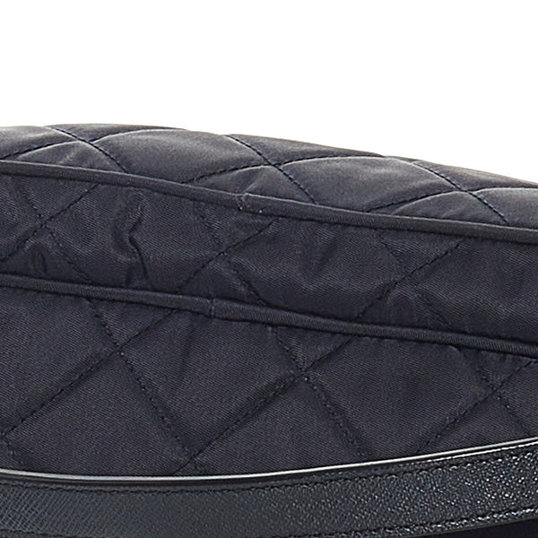 プラダ ネイビー ナイロン ショルダーバッグ レディース PRADA 【中古】