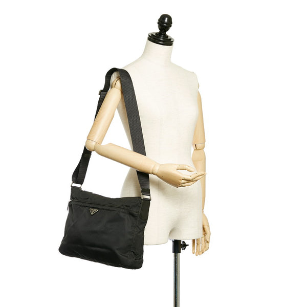プラダ BT0426 ブラック ナイロン 斜めがけ ショルダー レディース PRADA 【中古】