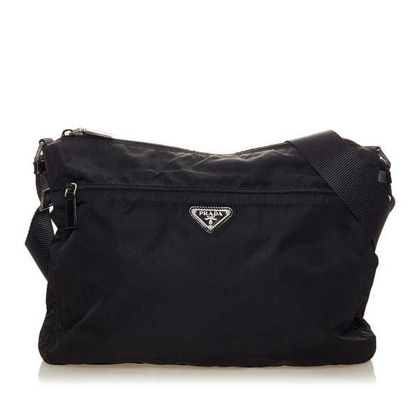 プラダ BT0426 ブラック ナイロン 斜めがけ ショルダー レディース PRADA 【中古】