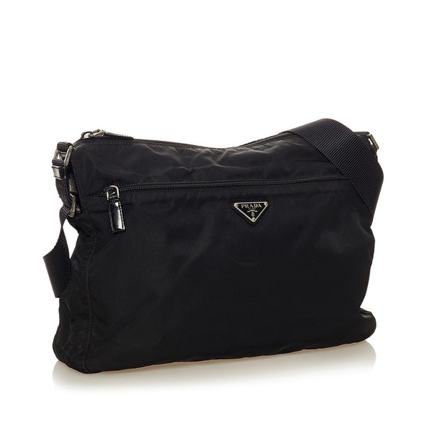 プラダ BT0426 ブラック ナイロン 斜めがけ ショルダー レディース PRADA 【中古】