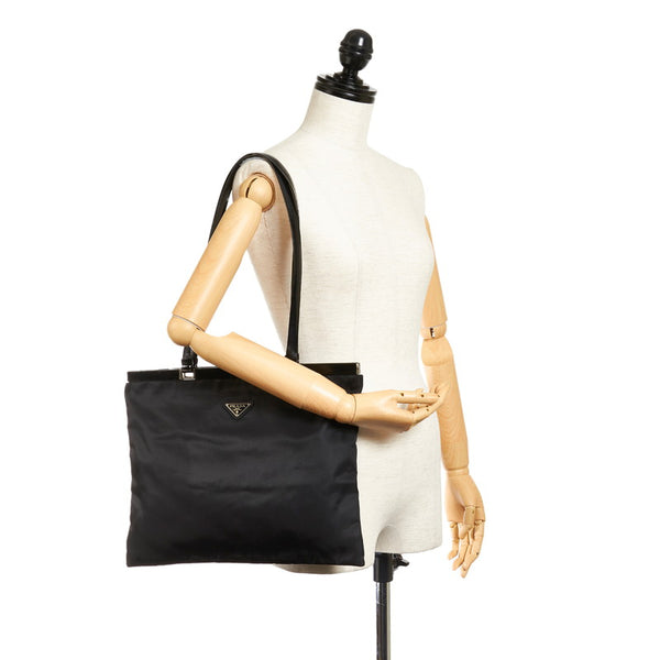 プラダ B6257 ブラック ナイロン 肩掛け ショルダー レディース PRADA 【中古】