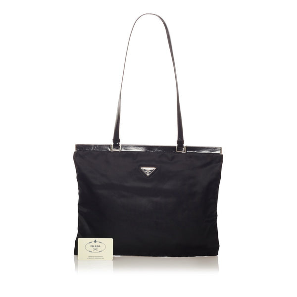 プラダ B6257 ブラック ナイロン 肩掛け ショルダー レディース PRADA 【中古】