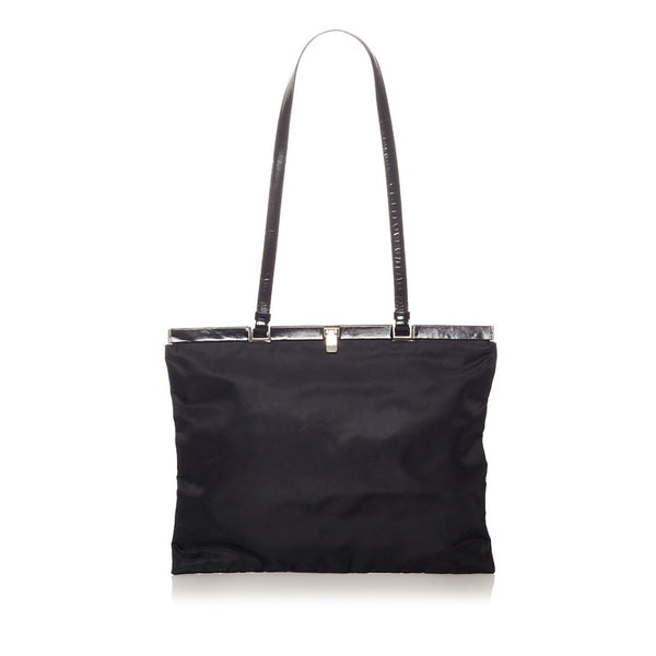 プラダ B6257 ブラック ナイロン 肩掛け ショルダー レディース PRADA 【中古】