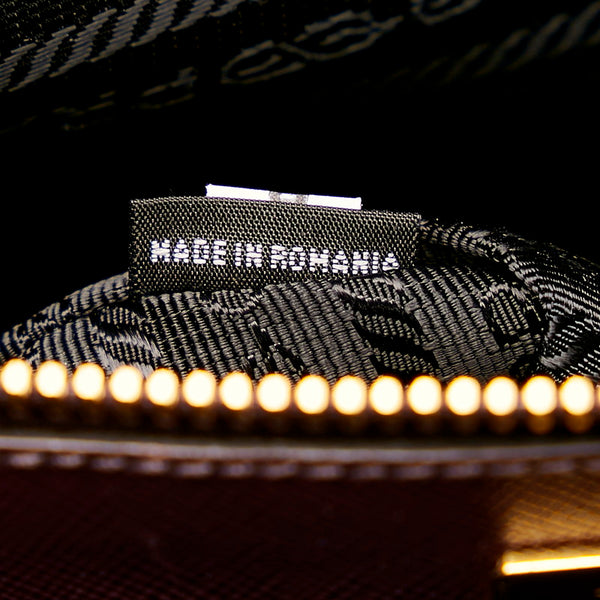 プラダ キルティング ハンドバッグ ショルダーバッグ 2WAY パープル ナイロン レディース PRADA 【中古】