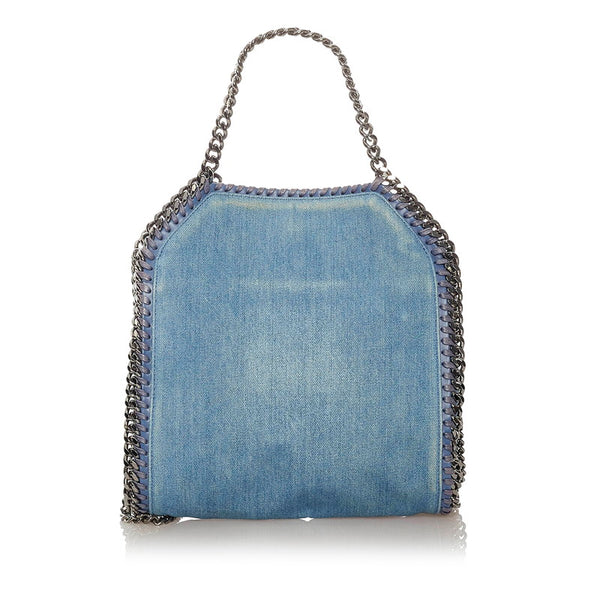 ステラマッカートニー ファラベラ ハンドバッグ ショルダーバッグ 2WAY ブルー デニム レザー レディース Stella McCartney 【中古】