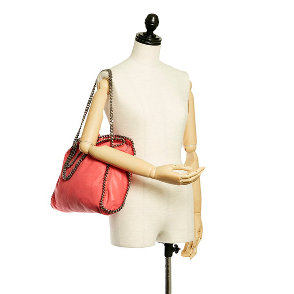 ステラマッカートニー ファラベラ ハンドバッグ ショルダーバッグ 2WAY ピンク ポリエステル レディース Stella McCartney 【中古】