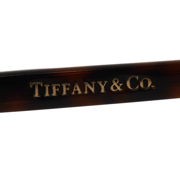 ティファニー ラインストーン ブラウン ライトブルー プラスチック サングラス レディース TIFFANY&Co. 【中古】