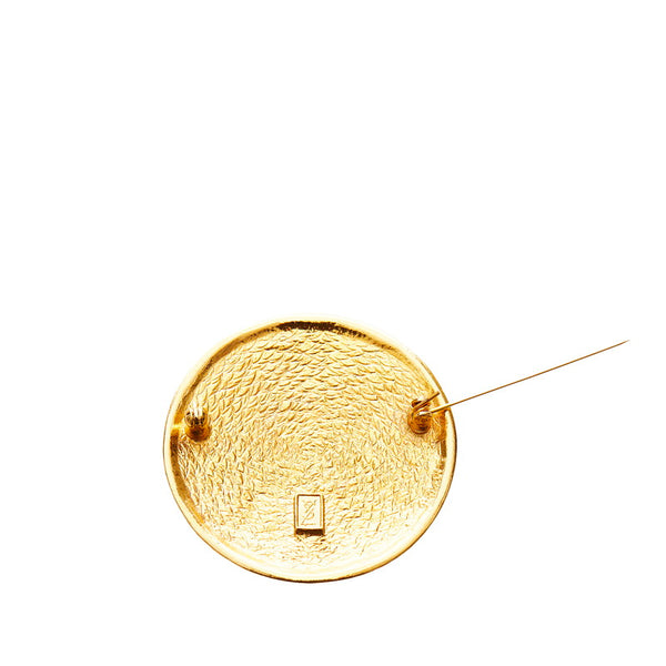 サンローラン ゴールド メッキ ブローチ レディース SAINT LAURENT 【中古】