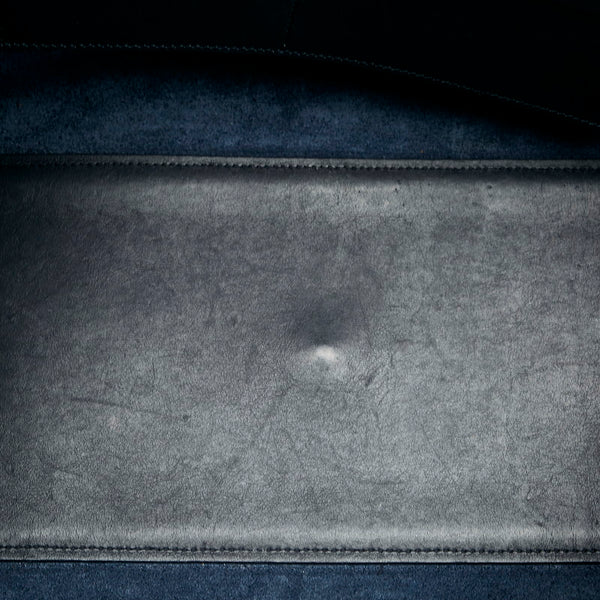 サンローラン ネイビー レザー ハンドバッグ レディース SAINT LAURENT 【中古】