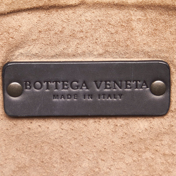ボッテガヴェネタ クラッチバッグ ブラック レザー ユニセックス BOTTEGAVENETA 【中古】