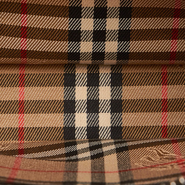 バーバリー ブラック レザー セカンドバッグ メンズ BURBERRY 【中古】