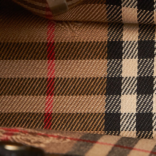 バーバリー ブラック レザー セカンドバッグ メンズ BURBERRY 【中古】