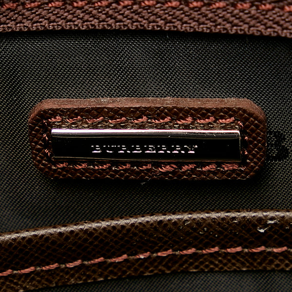 バーバリー セカンドバッグ ブラウン レザー メンズ BURBERRY 【中古】