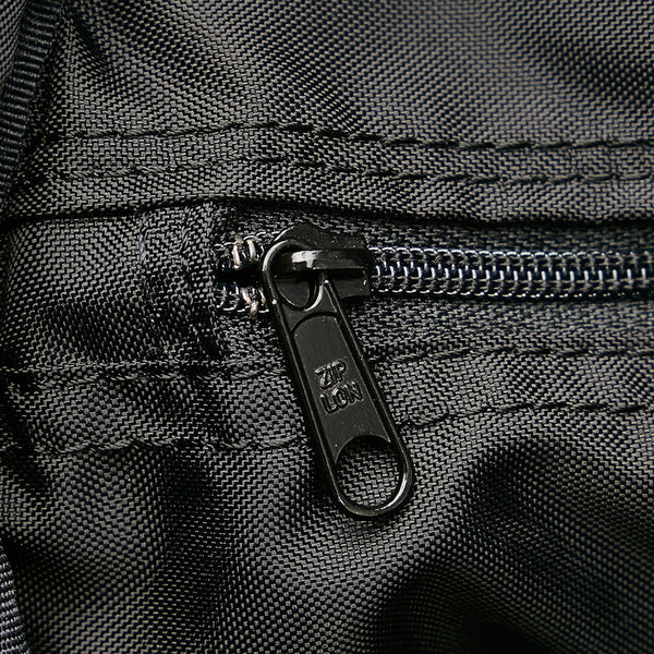 バーバリー ネイビー ナイロン レザー ボストンバッグ レディース BURBERRY 【中古】