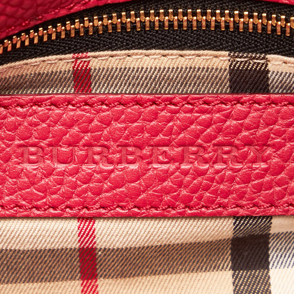 バーバリー ピンク レザー 斜め掛け ショルダーバッグ レディース BURBERRY 【中古】