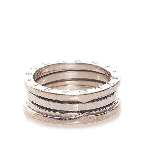 ブルガリ K18WG ホワイトゴールド ビーゼロワン リング 指輪 メンズ BVLGARI 23号 【中古】