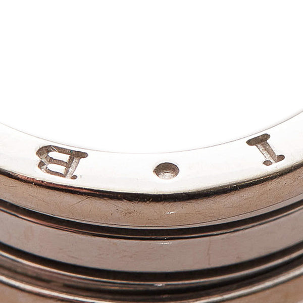 ブルガリ K18WG ホワイトゴールド ビーゼロワン リング 指輪 メンズ BVLGARI 23号 【中古】