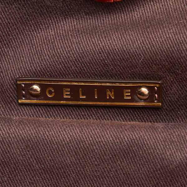 セリーヌ ハンドバッグ ワンショルダーバッグ ブラウン スウェード レザー レディース CELINE 【中古】