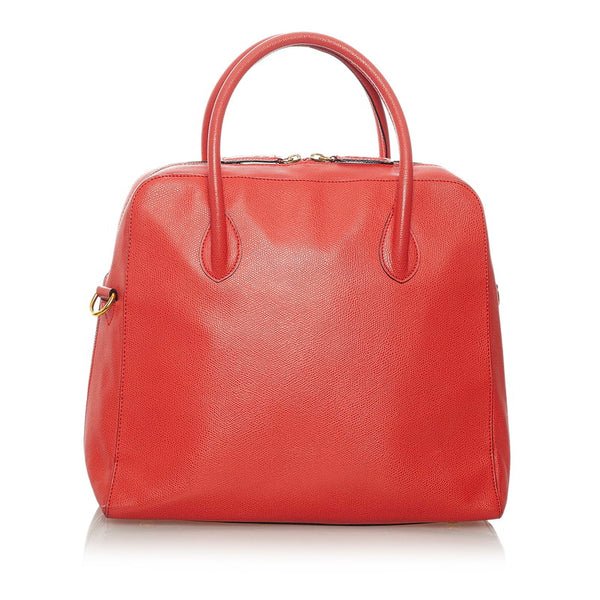 セリーヌ ハンドバッグ レッド レザー レディース CELINE 【中古】