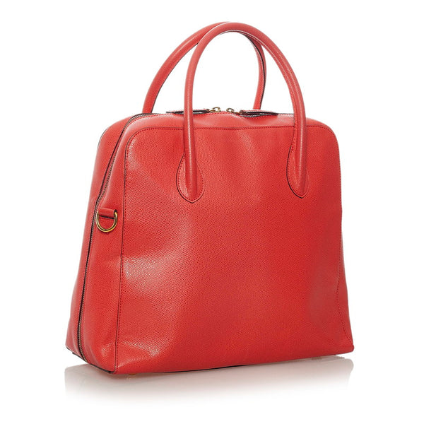 セリーヌ ハンドバッグ レッド レザー レディース CELINE 【中古】