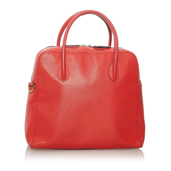 セリーヌ ハンドバッグ レッド レザー レディース CELINE 【中古】