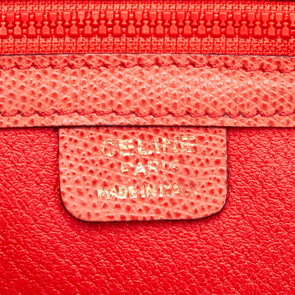 セリーヌ ハンドバッグ レッド レザー レディース CELINE 【中古】