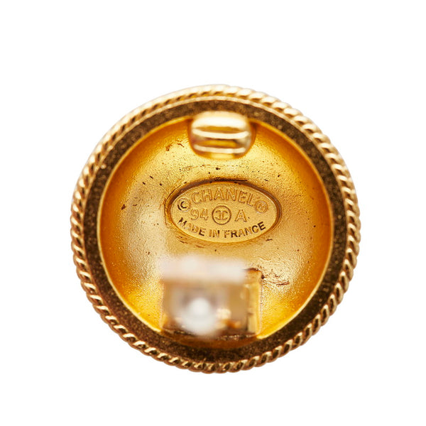 シャネル ゴールド メッキ ココマーク イヤリング レディース CHANEL 【中古】
