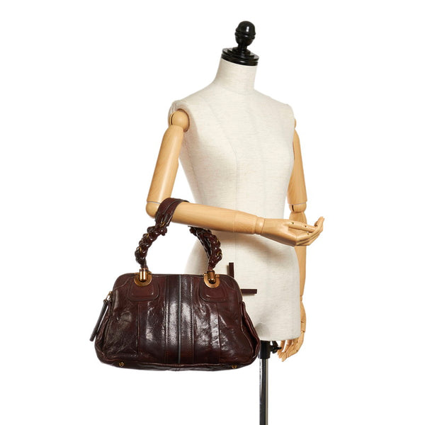 クロエ ハンドバッグ ブラウン レザー レディース Chloe 【中古】