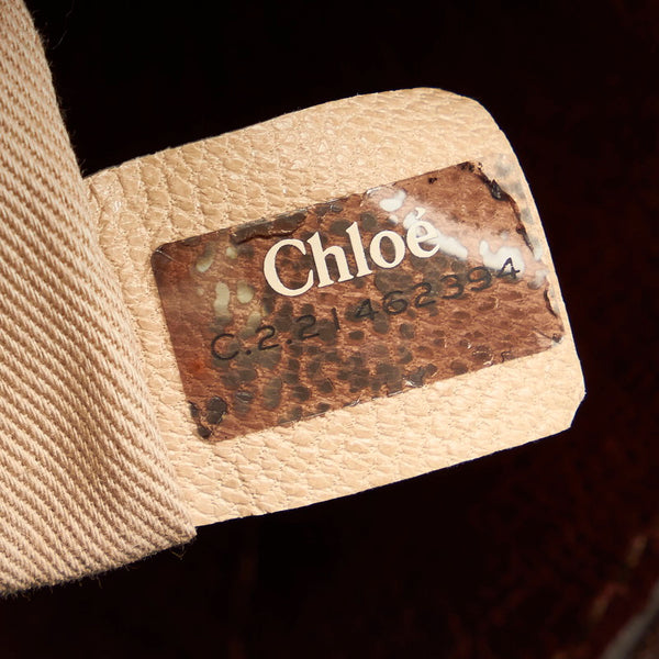 クロエ ハンドバッグ ブラウン レザー レディース Chloe 【中古】