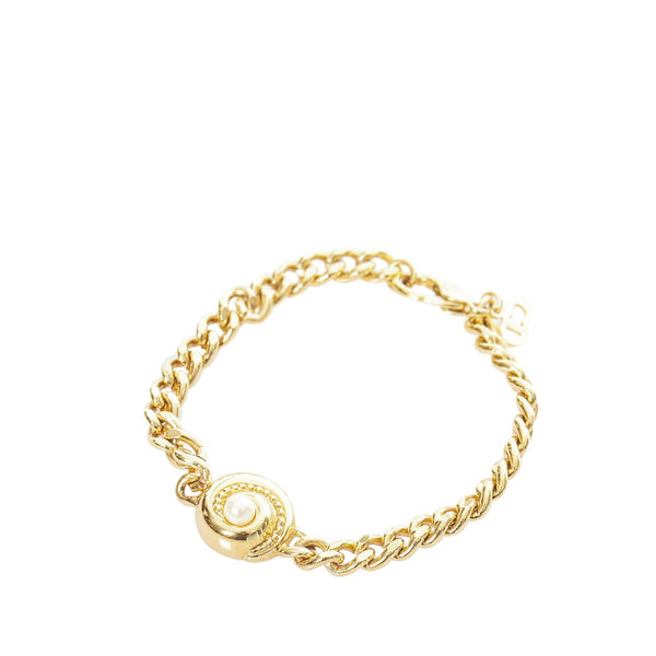 ディオール ゴールド メッキ ブレスレット レディース Dior 【中古】