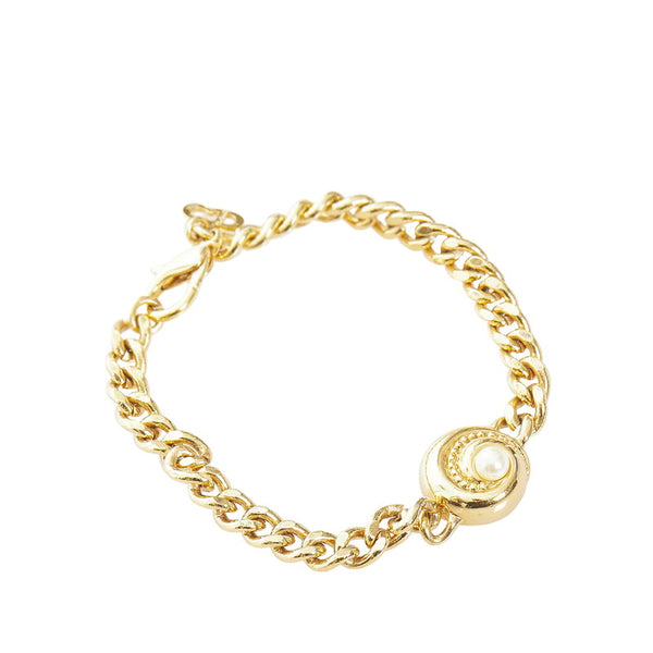 ディオール ゴールド メッキ ブレスレット レディース Dior 【中古】