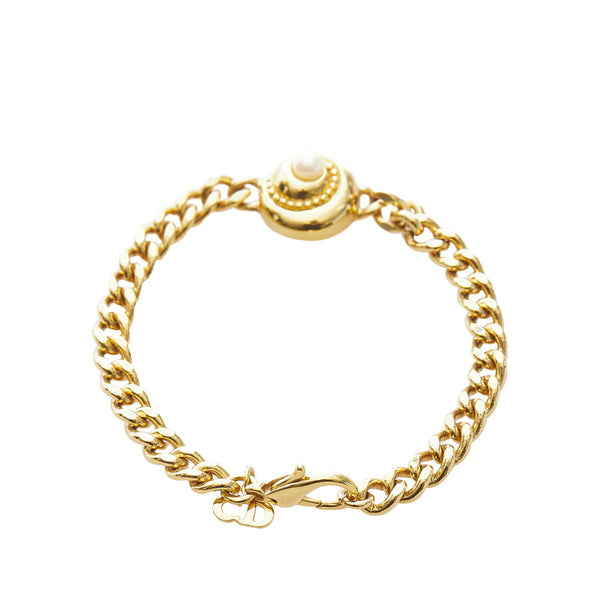 ディオール ゴールド メッキ ブレスレット レディース Dior 【中古】