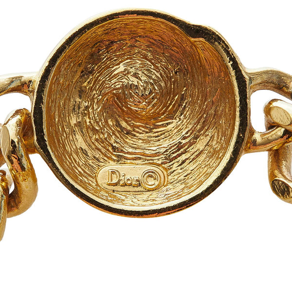 ディオール ゴールド メッキ ブレスレット レディース Dior 【中古】