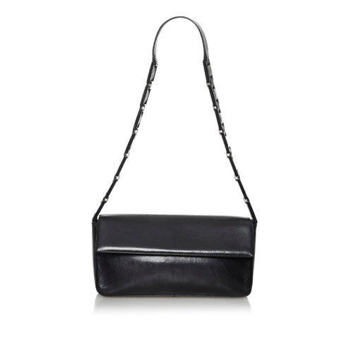 サルヴァトーレフェラガモ AQ-219303 ブラック レザー ワンショルダーバッグ レディース Salvatore Ferragamo 【中古】