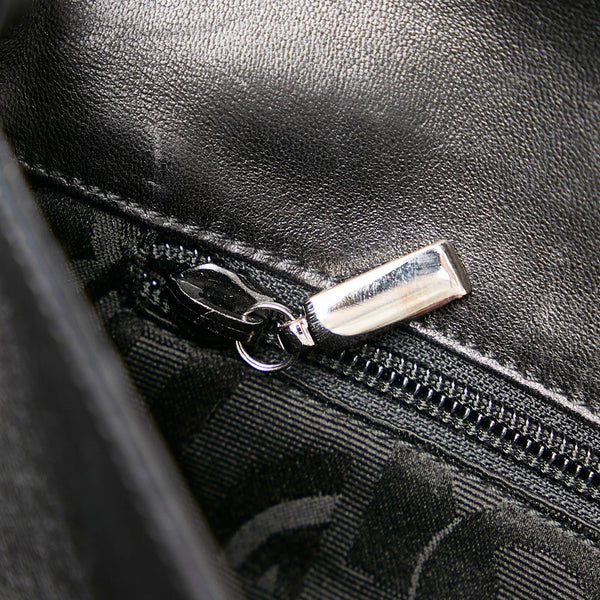 サルヴァトーレフェラガモ AQ-219303 ブラック レザー ワンショルダーバッグ レディース Salvatore Ferragamo 【中古】