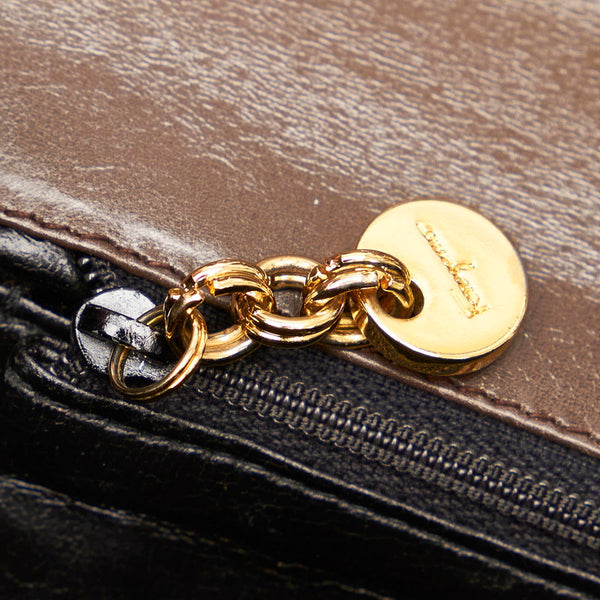 サルヴァトーレフェラガモ BA21 2597 ブラウン レザー ショルダーバッグ レディース Salvatore Ferragamo 【中古】