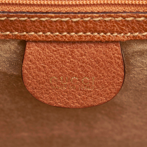 グッチ セカンドバッグ 018 122 1940 ブラウン レザー レディース GUCCI 【中古】