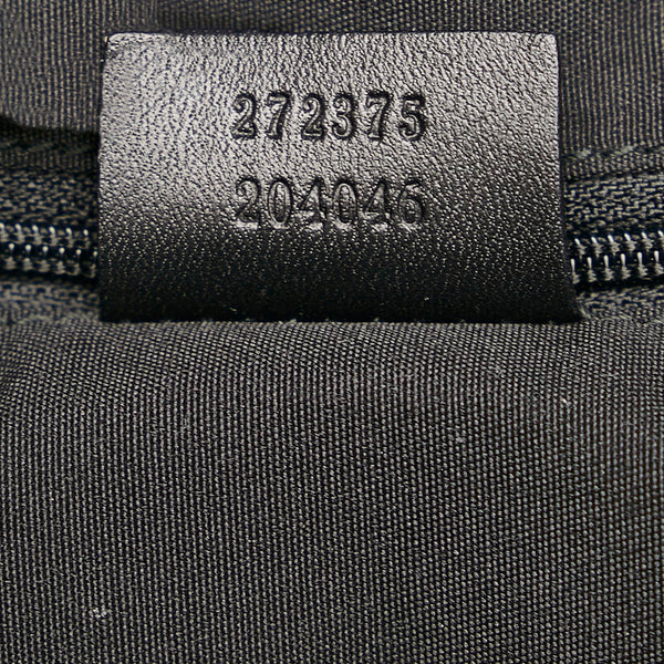 グッチ GGキャンバス 272375 グリーン キャンバス レザー ハンドバッグ レディース GUCCI 【中古】