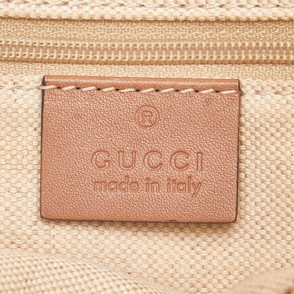 グッチ ディアマンテ 232955 ベージュ キャンバス レザー ワンショルダー レディース GUCCI 【中古】