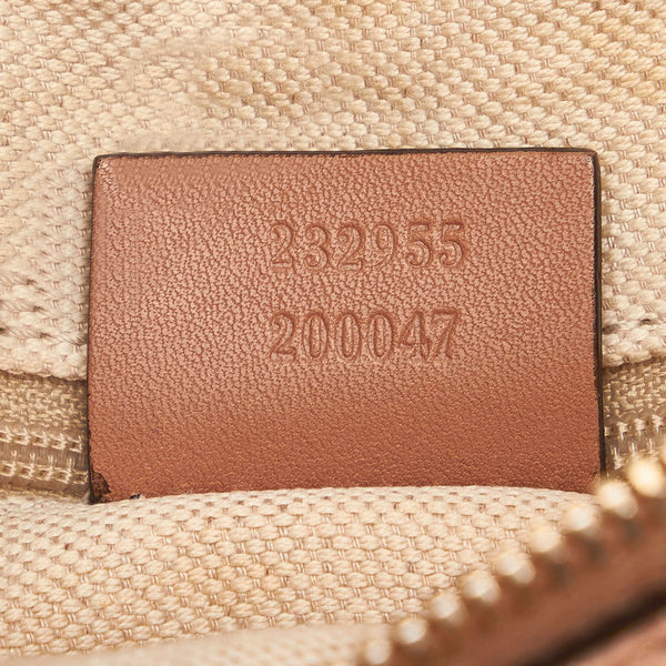 グッチ ディアマンテ 232955 ベージュ キャンバス レザー ワンショルダー レディース GUCCI 【中古】