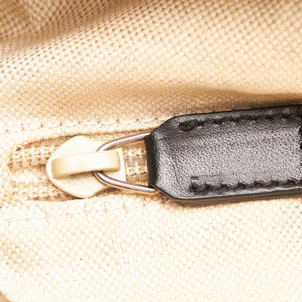 グッチ ディアマンテ ショルダーバッグ 268159 ベージュ ブラック PVC レザー レディース GUCCI 【中古】