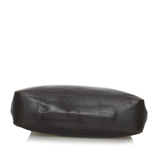 グッチ ショルダーバッグ 336659 ブラウン レザー レディース GUCCI 【中古】