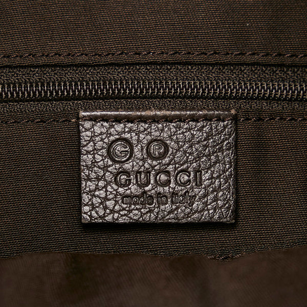 グッチ ショルダーバッグ 336659 ブラウン レザー レディース GUCCI 【中古】