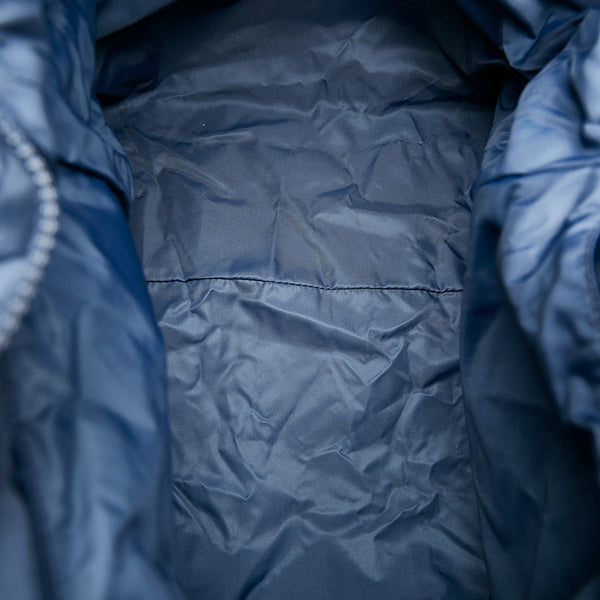 グッチ GG柄 387068 ネイビー ナイロン トートバック ショルダバッグ2WAY レディース GUCCI 【中古】