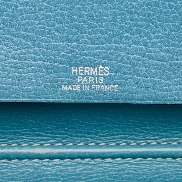 エルメス 手帳カバー ブラック  レザー レディース HERMES 【中古】