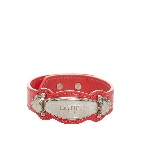 ルイ ヴィトン エピ ブレスレット レッド レザー レディース LOUIS VUITTON 【中古】