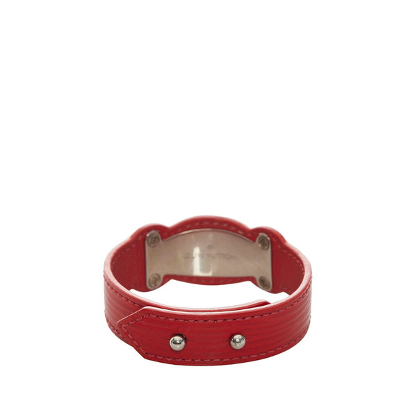 ルイ ヴィトン エピ ブレスレット レッド レザー レディース LOUIS VUITTON 【中古】