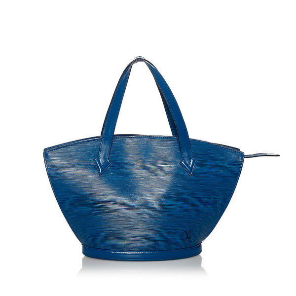 ルイ ヴィトン エピ サンジャック M52275 ブルー レザー ハンドバッグ レディース LOUIS VUITTON 【中古】